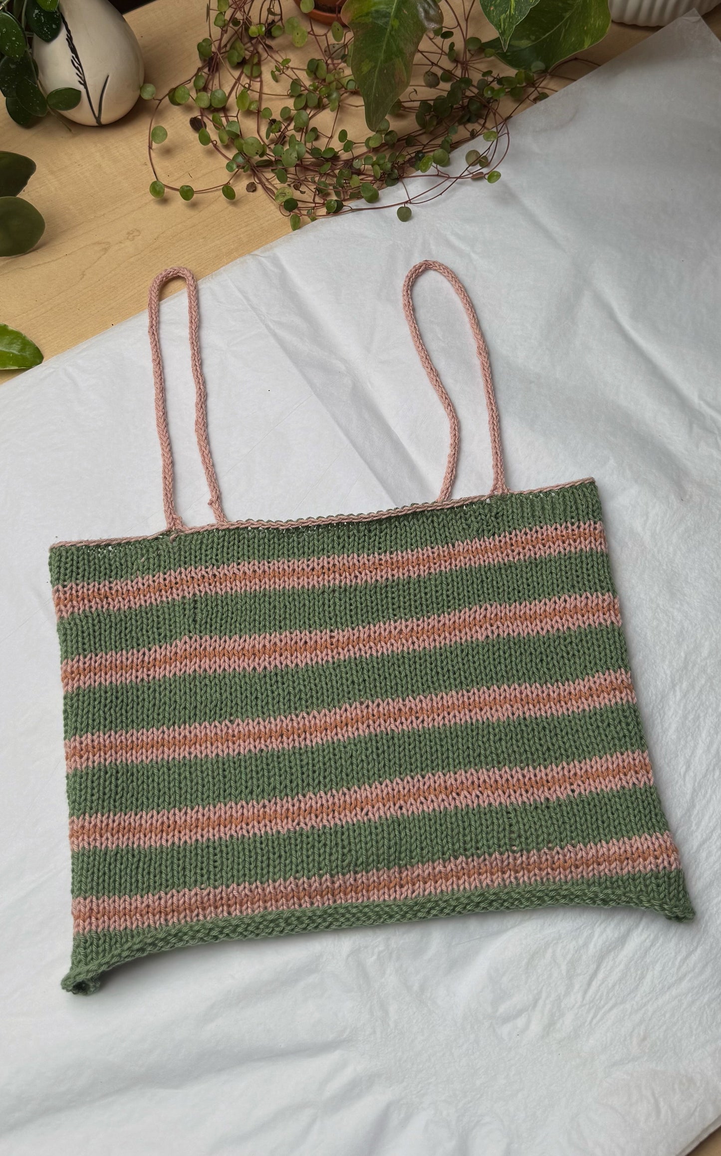 Striped Knit Tank No. 002