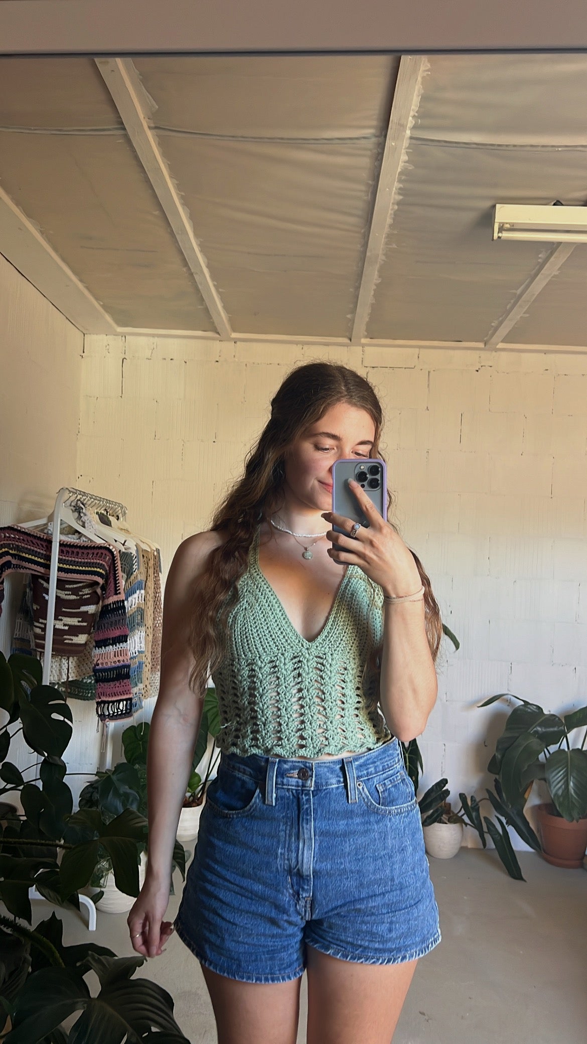 Handmade summer crochet top