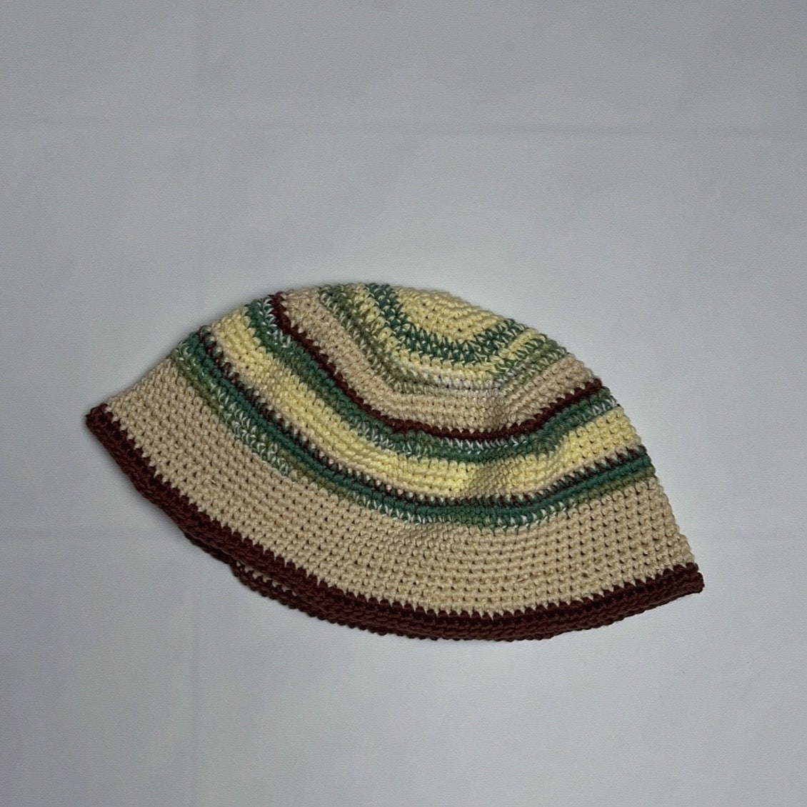 handmade crochet bucket hat "forest dusk"