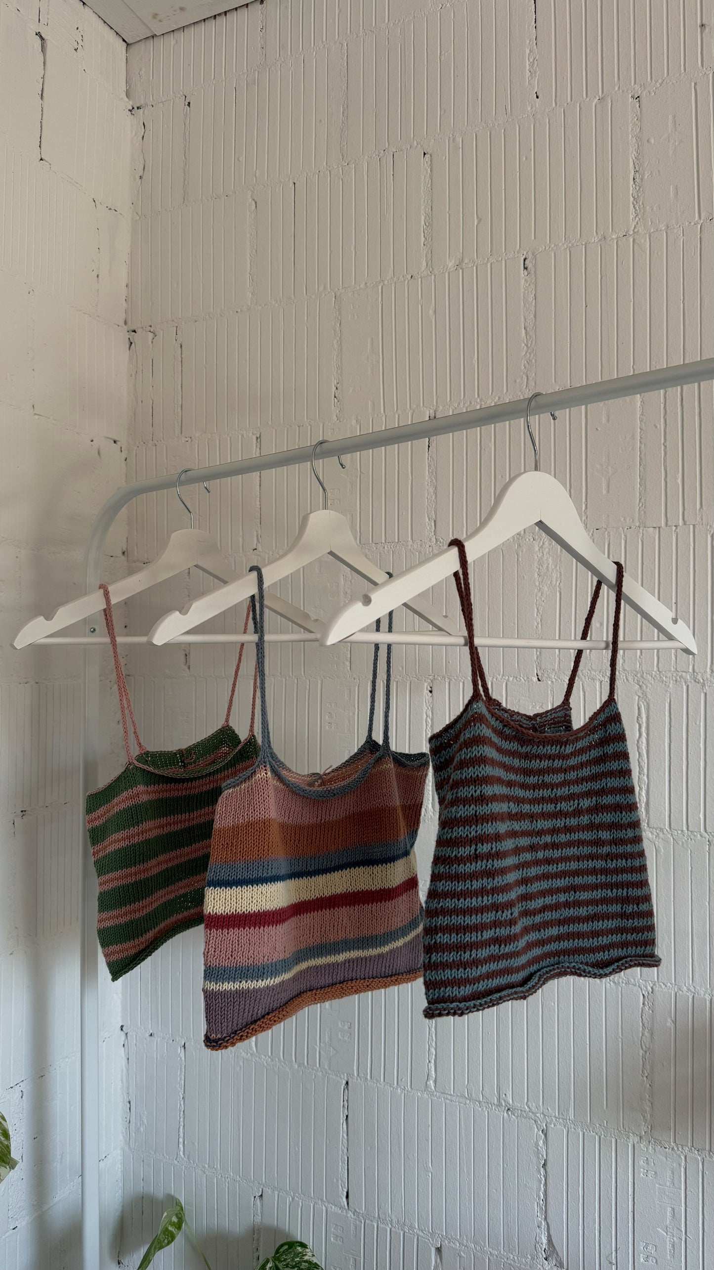 Striped Knit Tank No. 003