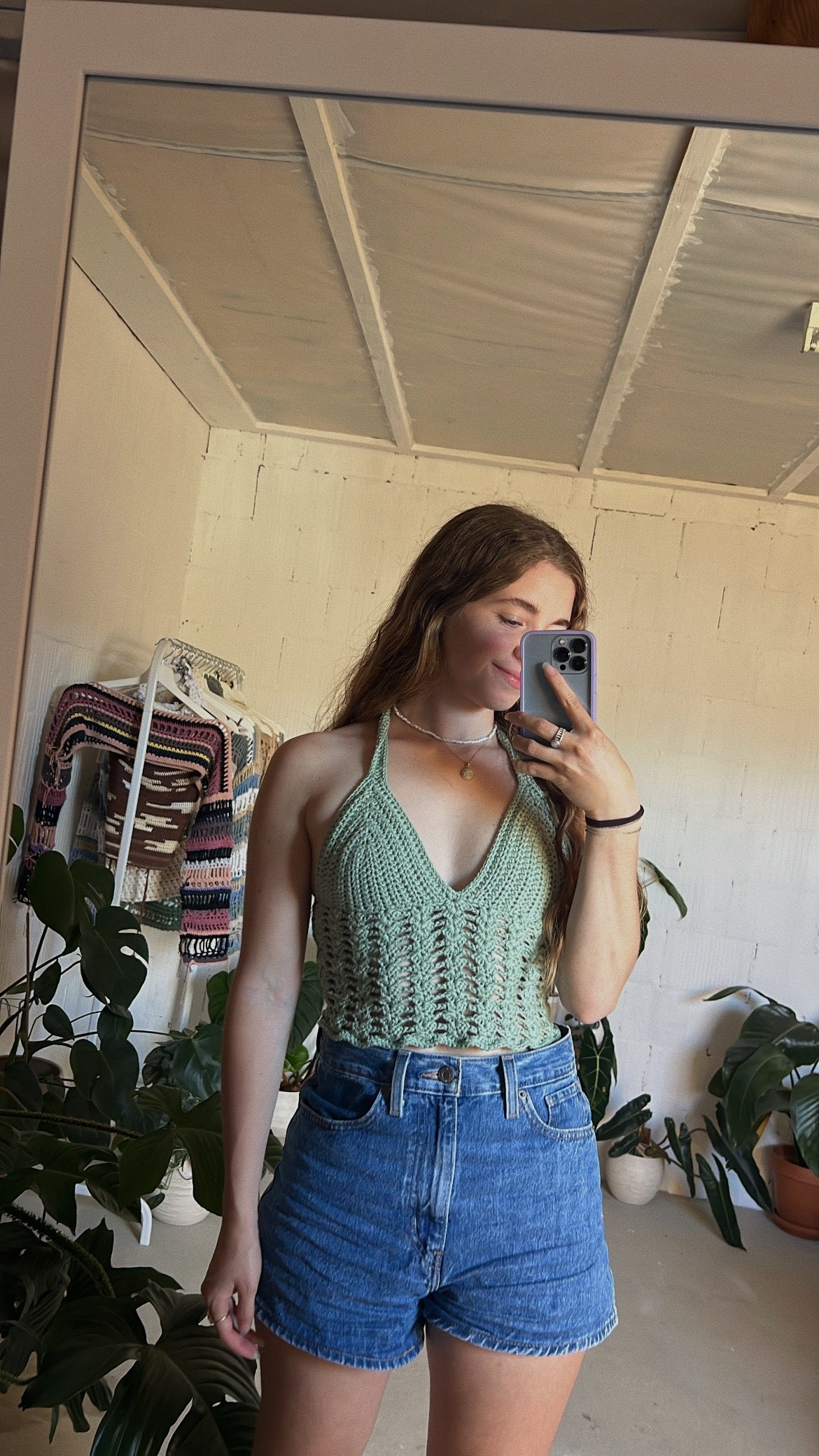 Handmade summer crochet top