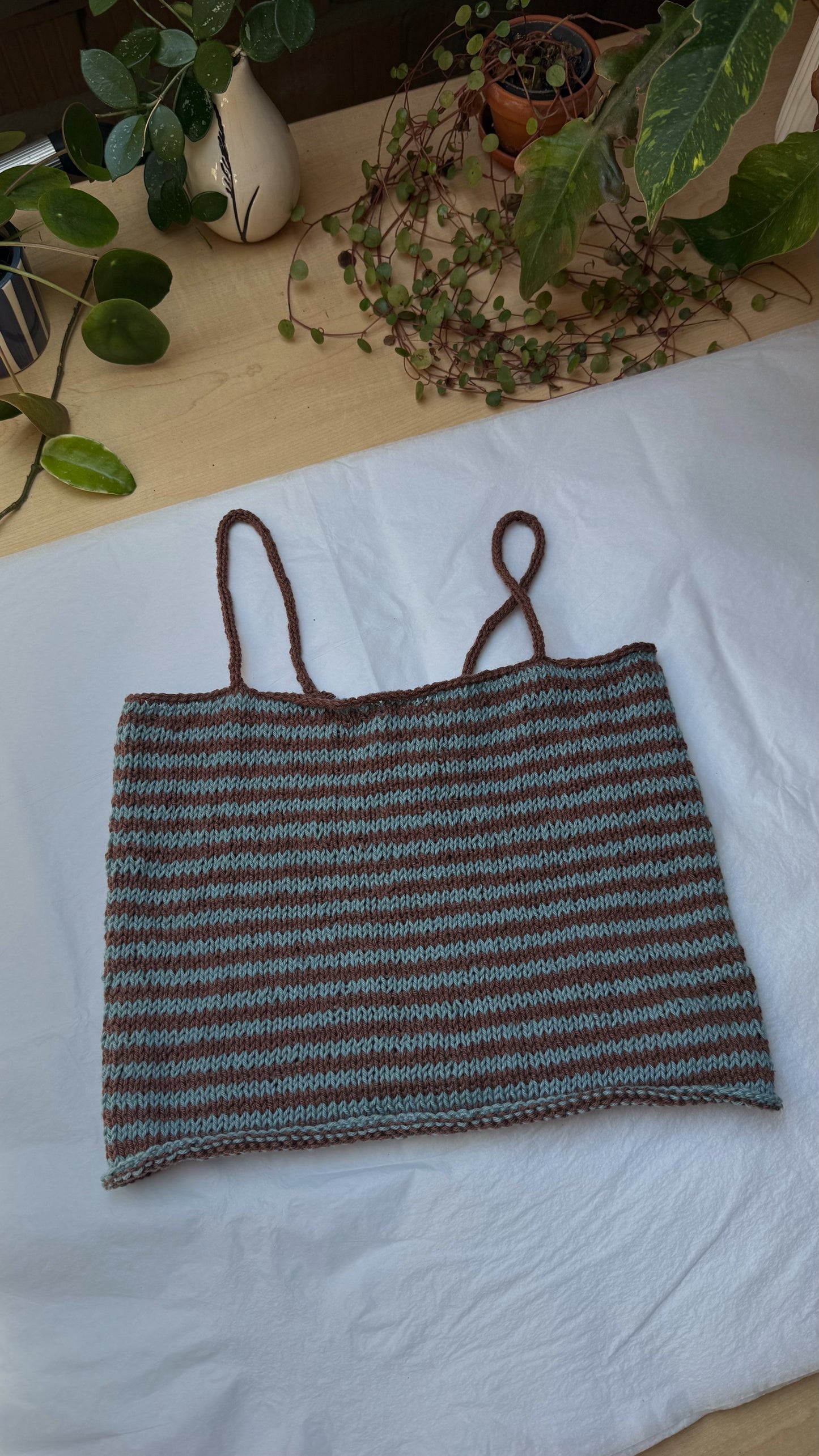Striped Knit Tank No. 003
