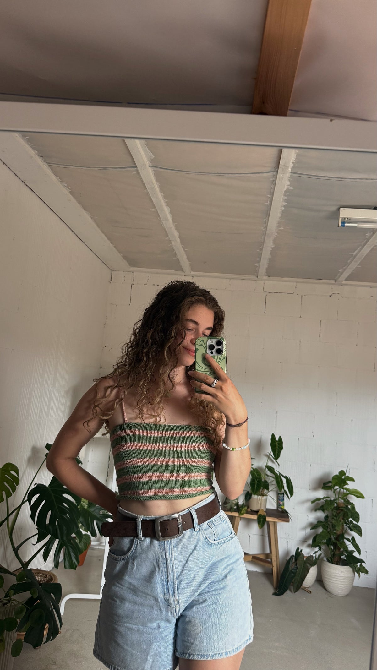 Striped Knit Tank No. 002