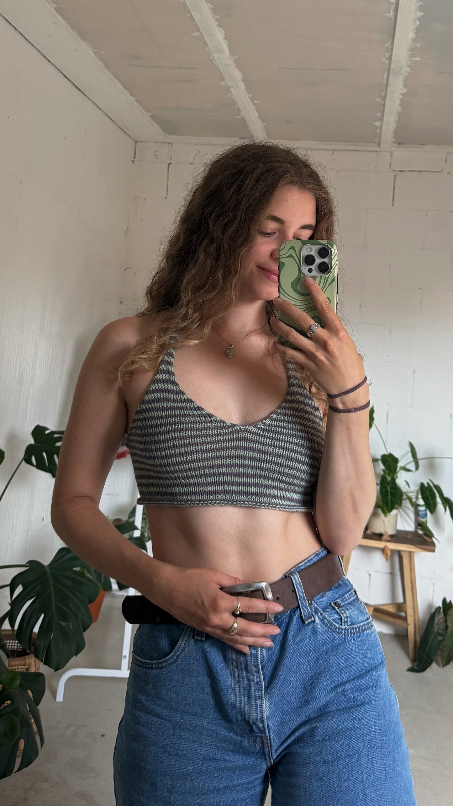 Striped Knit Tank No. 004