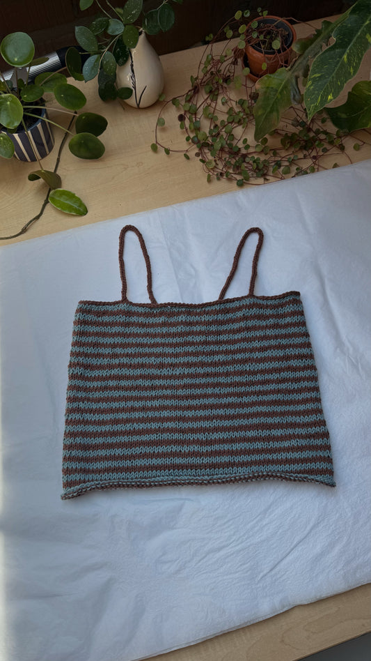 Striped Knit Tank No. 003